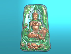 观音玉石雕刻图纸电脑精雕图下载_享刻数控雕刻
