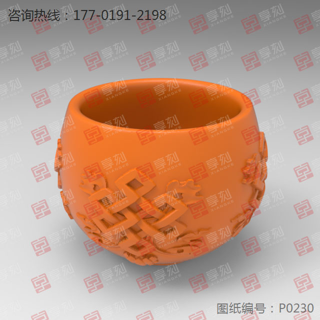 杯子玉雕电脑精雕图纸_玉石加工全套设备厂家