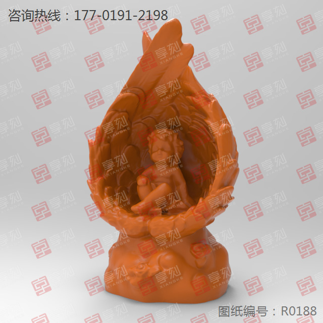 天使电脑玉雕摆件图纸_玉石加工全套设备厂家