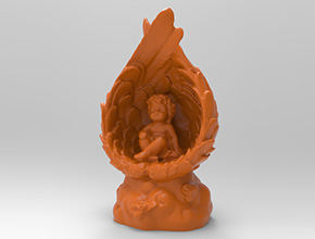 天使电脑玉雕摆件图纸_玉石加工全套设备厂家