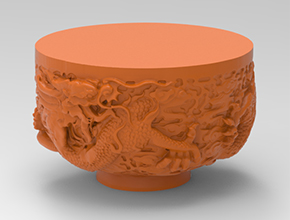 龙纹碗玉雕木雕图纸_玉石加工全套设备厂家