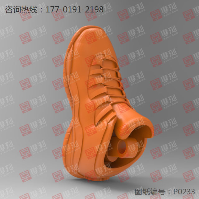 运动鞋模型3D图纸_玉石加工全套设备厂家