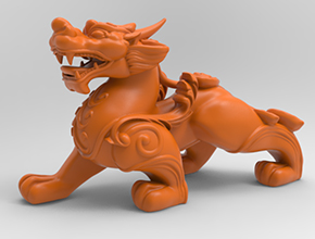 雄貔貅立体摆件玉雕立体_玉石加工全套设备厂家