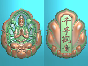 千手观音-八大守护神系列_玉石加工全套设备厂家