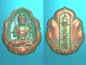 大势至菩萨-八大守护神系列_玉石加工全套设备厂