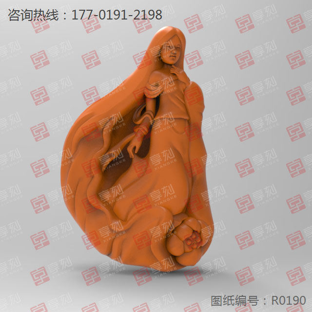 美女摆件3d立体模型图_玉石加工全套设备厂家