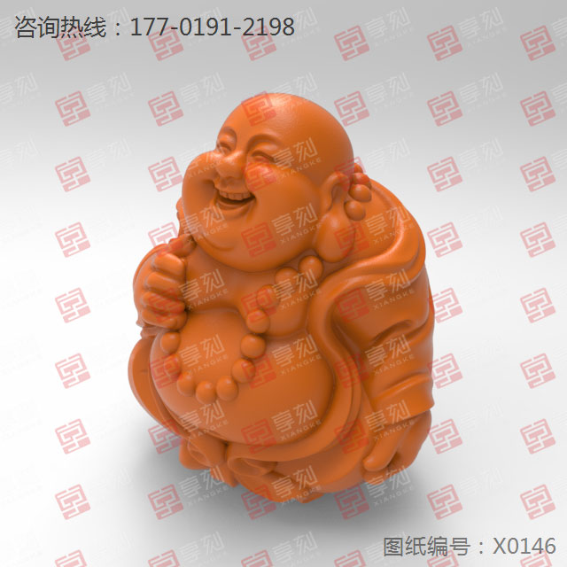 弥勒佛3d立体模型图手把件雕刻_玉石加工全套设备厂家