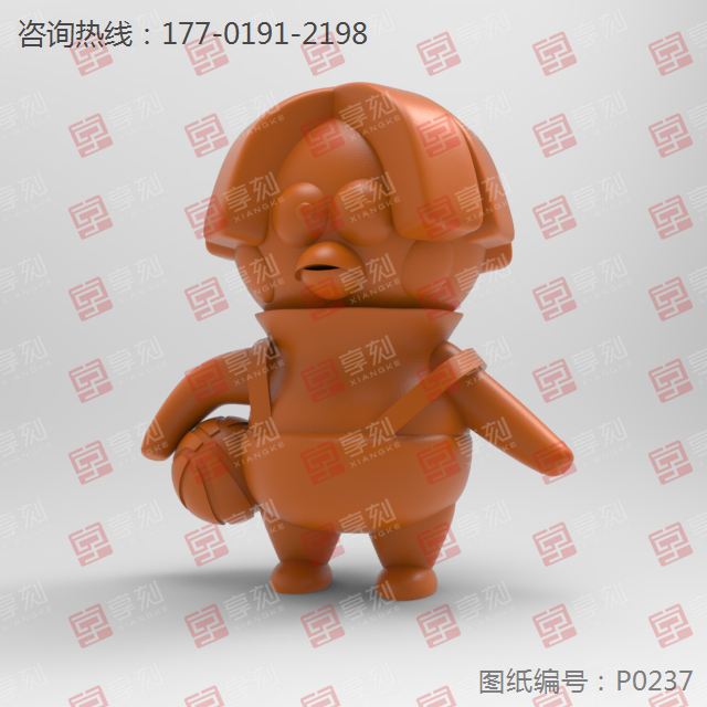 鸡你太美立体卡通模型雕刻模型_玉石雕刻机