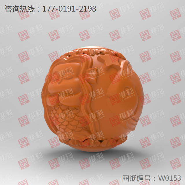 美人鱼圆珠浮雕电脑雕刻图纸_玉石雕刻机