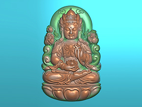 度母观音玉石玉雕图纸下载_玉石雕刻机