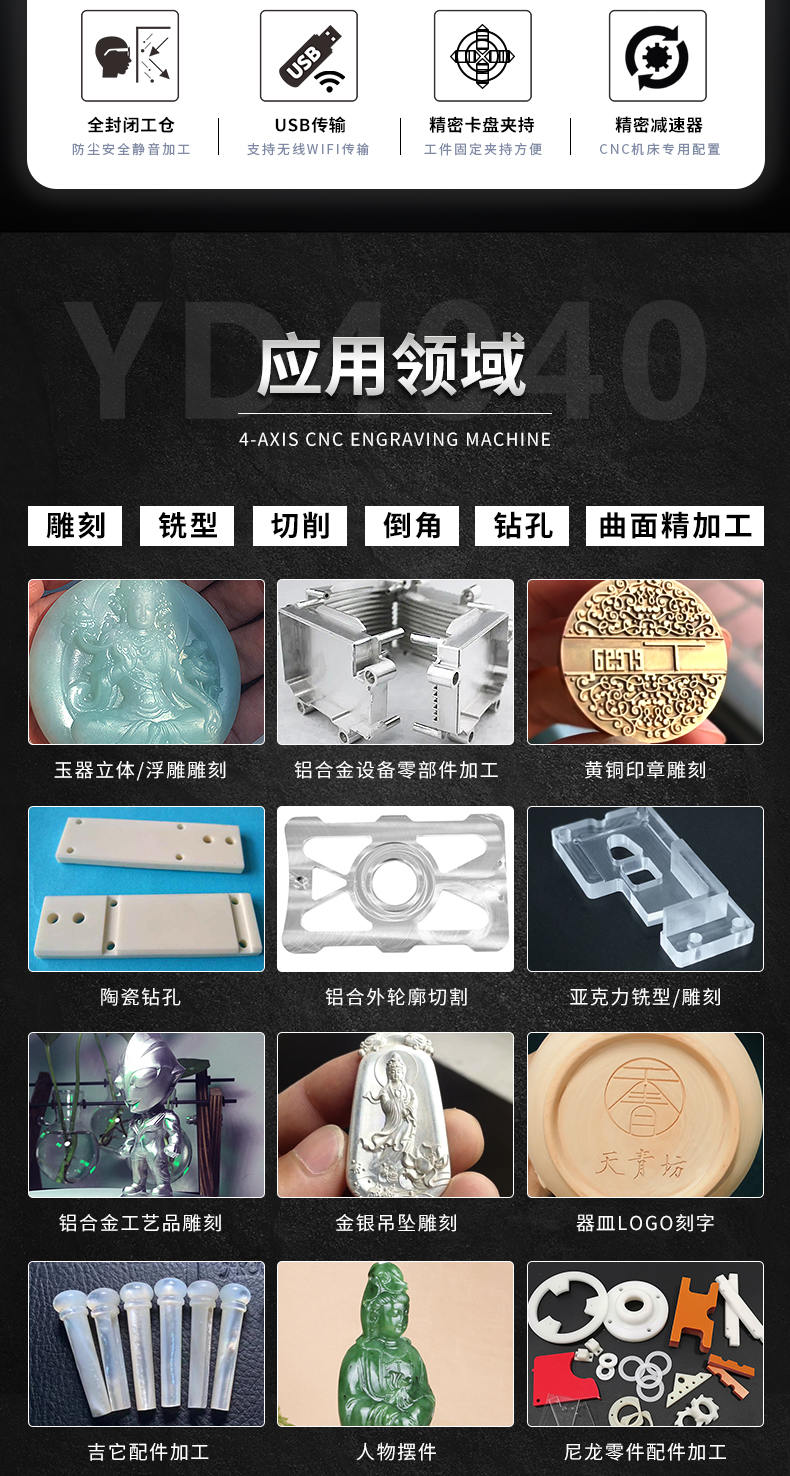 YD4040雕刻机参数