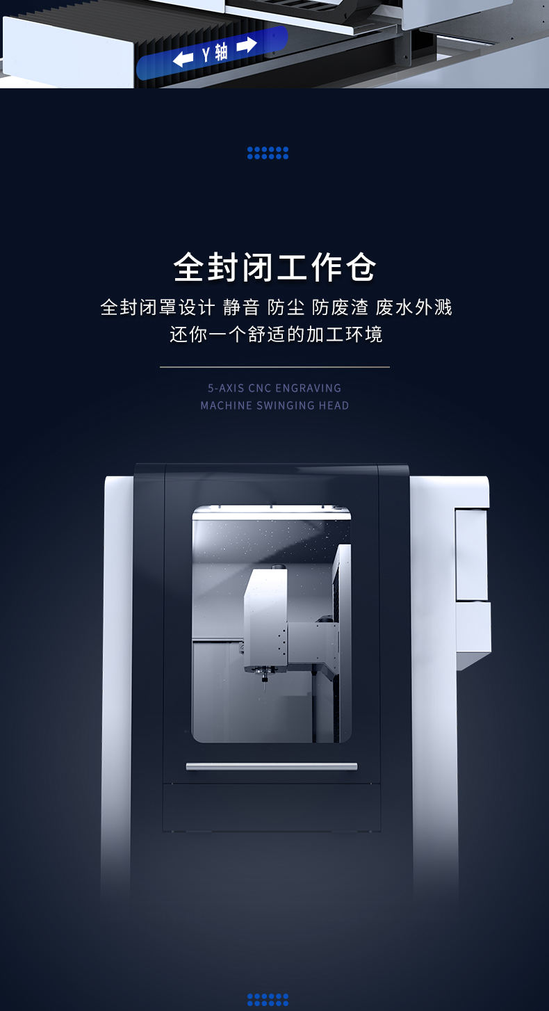 微型五轴联动雕刻机