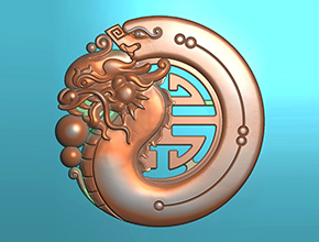 龙玉牌镂空玉石雕刻图纸_玉石雕刻工具厂家