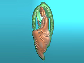 观音吊坠玉雕电脑模型图纸_玉石雕刻工具厂家