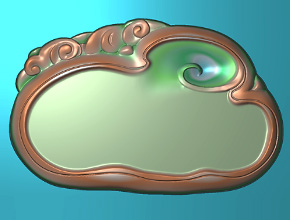 云彩砚台石雕电脑模型图纸_玉石雕刻工具厂家