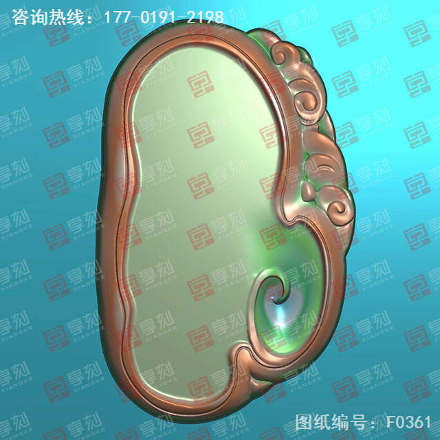 云彩砚台石雕电脑模型图纸_玉石雕刻工具厂家