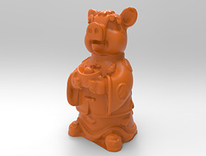 十二生肖猪立体玉石雕刻图_玉石雕刻工具厂家