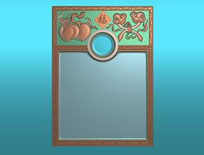 砚台福寿桃如意电脑精雕图纸_玉石雕刻工具厂家