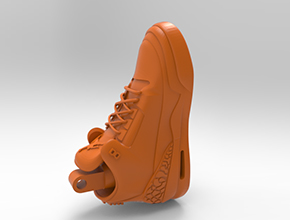 AJ鞋子模型电脑精雕图纸_玉石雕刻工具厂家