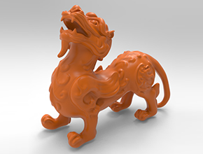 貔貅神兽摆件电脑精雕图纸_玉石雕刻工具厂家