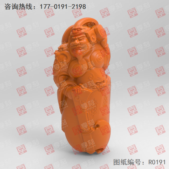 武将手把件玉石电脑精雕图纸_玉石雕刻工具厂家