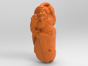 武将手把件玉石电脑精雕图纸_玉石雕刻工具厂家