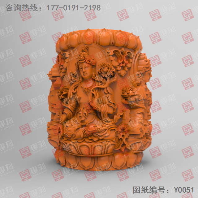 度母勒子工艺品佛像雕刻模型图纸_玉石雕刻工具厂家