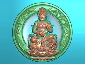 文殊菩萨八大守护神玉石图纸玉雕图_玉石雕刻工