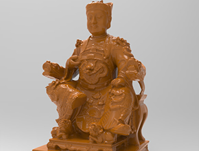 木雕武将靠椅子摆件电脑雕刻图纸_玉石雕刻工具