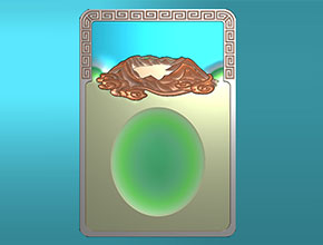 砚台电脑精雕模型图纸_砚台雕刻工具厂家