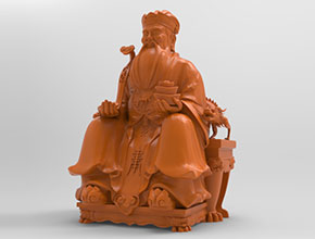 土地公立体摆件电脑精雕图纸_工艺品雕刻工具厂