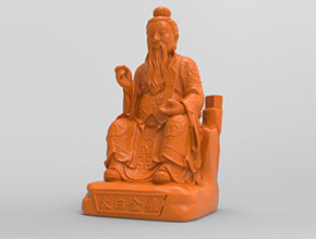 太白金星立体雕刻电脑图纸_工艺品雕刻工具厂家