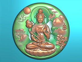 翡翠观音吊坠电脑玉石雕刻图纸_玉石雕刻机厂家