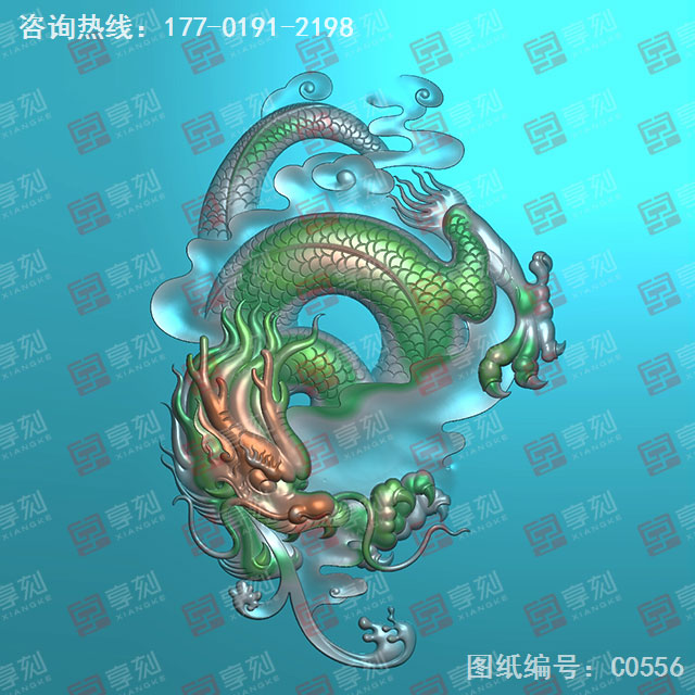 翡翠龙牌方牌电脑玉石雕刻图纸_玉石雕刻机厂家