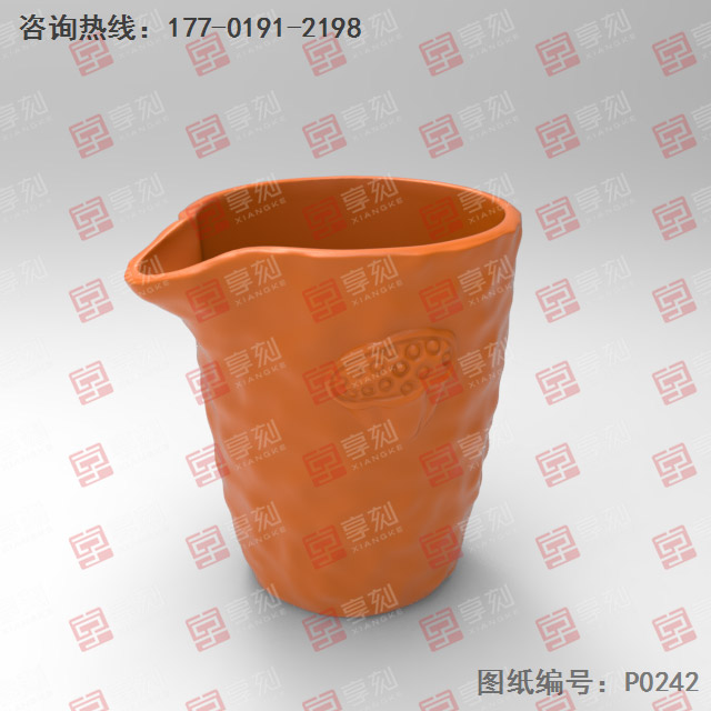 荷花杯子玉石陶瓷电脑雕刻精雕图_玉石雕刻机厂家