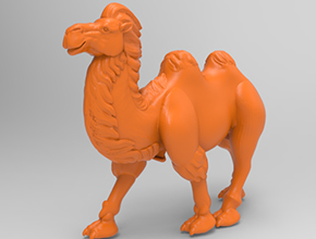 骆驼摆件电脑精雕图模型3D图纸_玉石雕刻机厂家