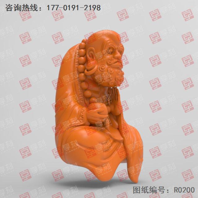 达摩摆件玉石工艺品电脑精雕图纸_玉石雕刻机厂家