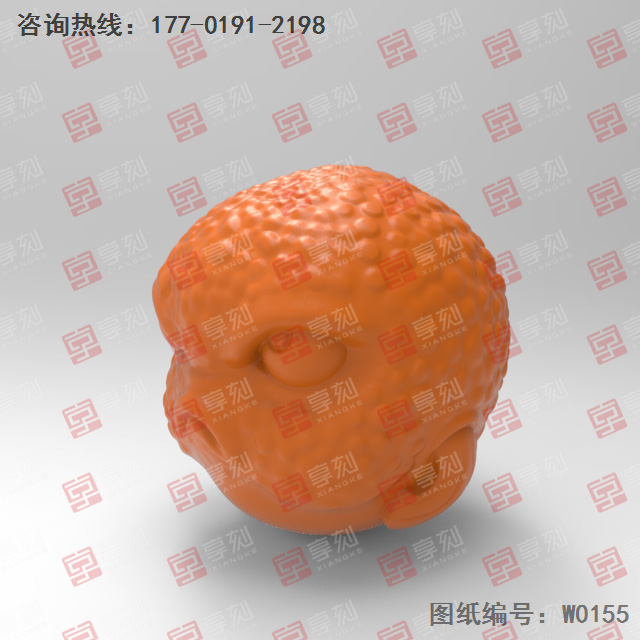 河豚珠子玉石手串3d精雕图_玉石雕刻机厂家