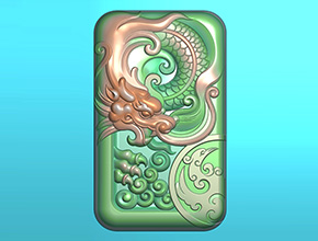 龙牌龙凤牌玉石电脑精雕图纸_玉石雕刻机厂家