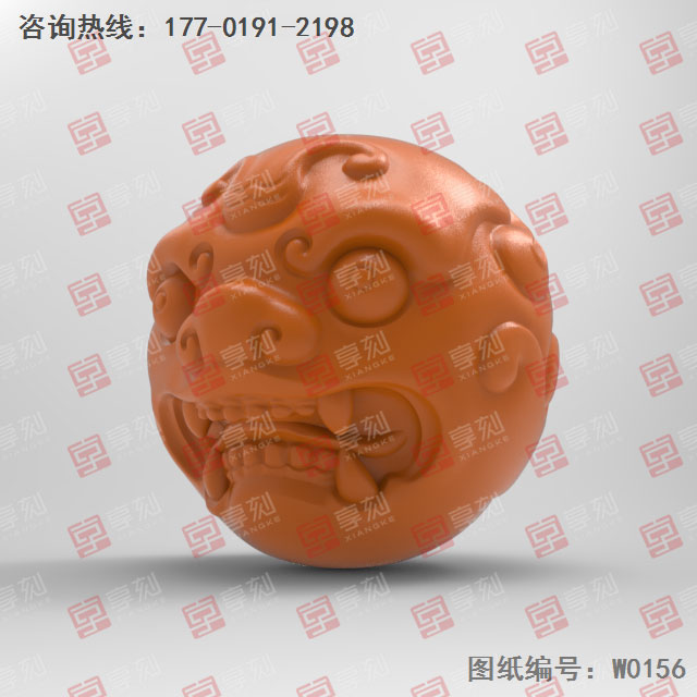 兽珠玉石木材珠子电脑精雕图纸_玉石雕刻机厂家