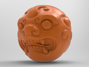 兽珠玉石木材珠子电脑精雕图纸_玉石雕刻机厂家