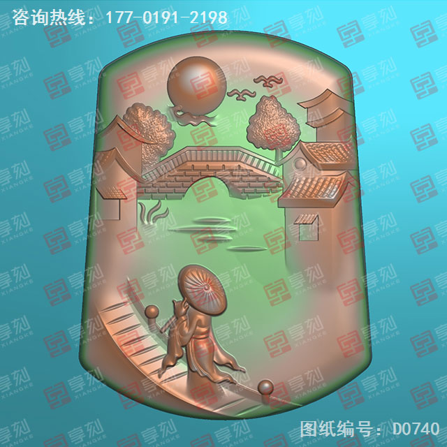 山水牌翡翠碧玉电脑精雕图纸_玉石雕刻机厂家