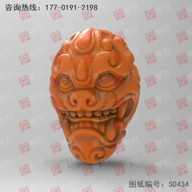 兽头珠子玉石珠子电脑精雕图_玉石雕刻机厂家