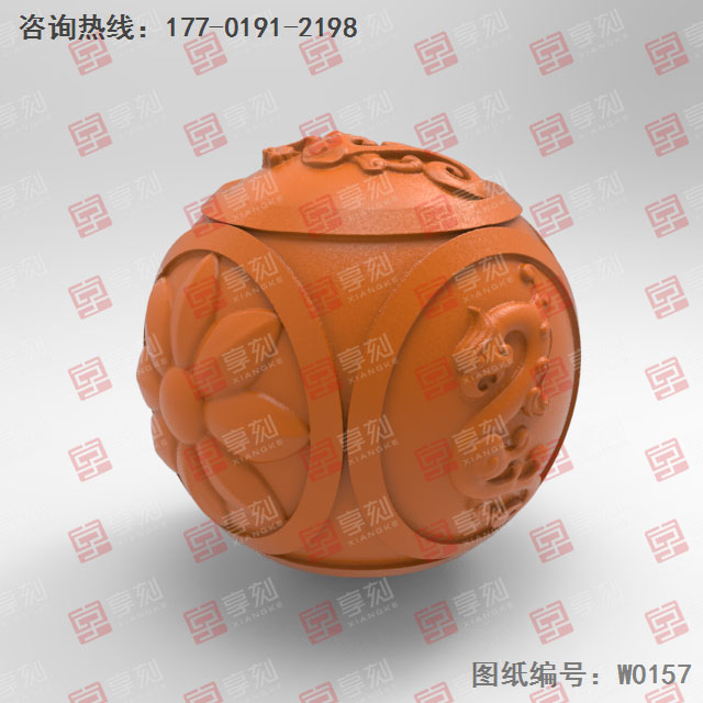 龙凤兽珠子玉石电脑精雕图_玉石雕刻机厂家