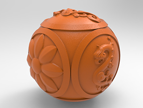 龙凤兽珠子玉石电脑精雕图_玉石雕刻机厂家