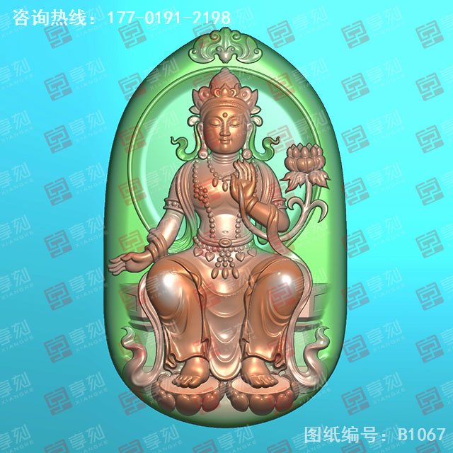 度母翡翠电脑精雕图纸_五轴玉石雕刻机厂家