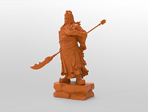 观音摆件佛像立体模型精雕图纸_五轴雕刻机厂家