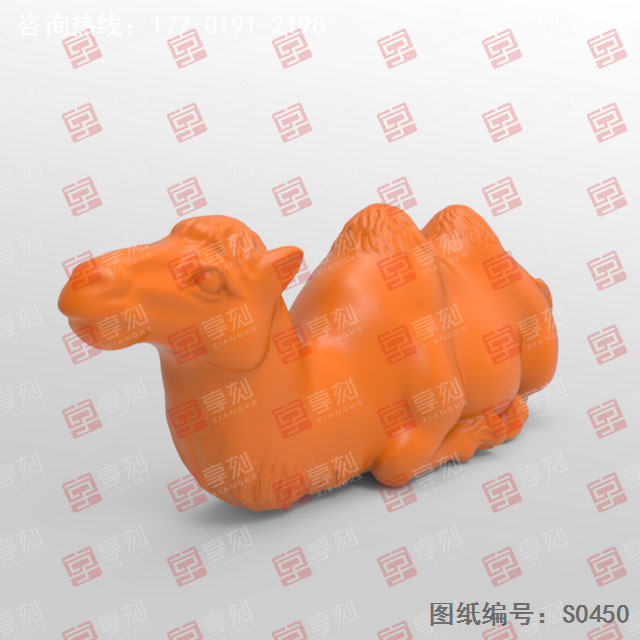 骆驼立体模型精雕图纸_五轴雕刻机厂家