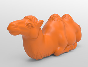 骆驼立体模型精雕图纸_五轴雕刻机厂家