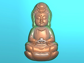 观音宝宝佛精雕图纸_五轴雕刻机厂家